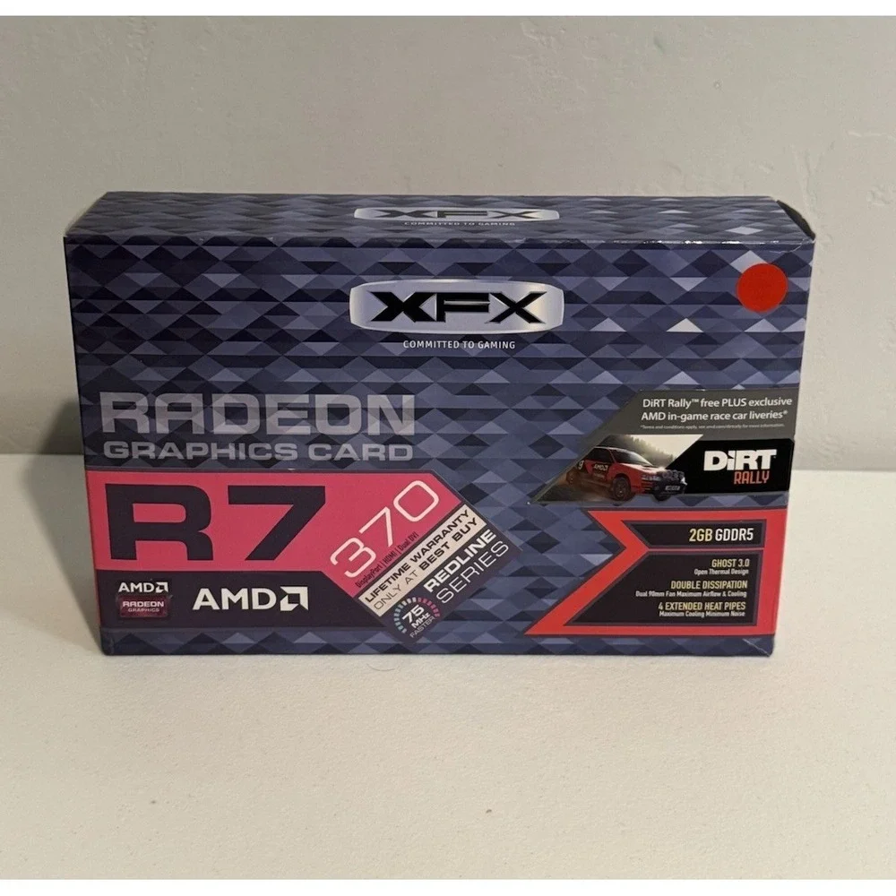 XFX Radeon R7 370P 2GB PCI Express x16 Redline Series Ghost 3.0 Dual Fan Openbox